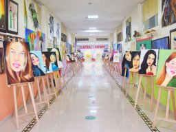 MIS Students Art display